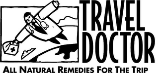 TRAVEL DOCTOR ALL NATURAL REMEDIES FOR THE TRIP logo