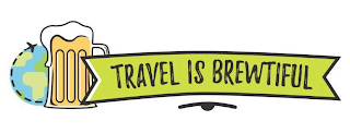 TRAVEL IS BREWTIFUL logo
