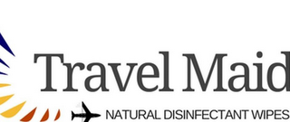 TRAVEL MAID NATURAL DISENFECTANT WIPES logo