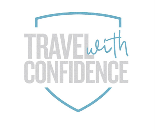 TRAVEL WITH CONFIDENCE logo