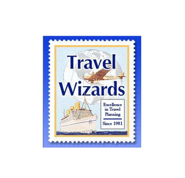 TRAVEL WIZARDS EXCELLENCE IN TRAVEL PLANNING SINCE 1981 logo