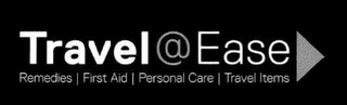 TRAVEL@EASE REMEDIES | FIRST AID | PERSONAL CARE | TRAVEL ITEMS. logo