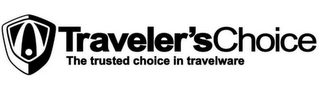 TRAVELER'S CHOICE THE TRUSTED CHOICE IN TRAVELWARE logo