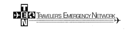 TRAVELER'S EMERGENCY NETWORK TEN logo