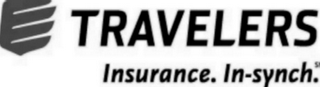 TRAVELERS INSURANCE. IN-SYNCH. logo