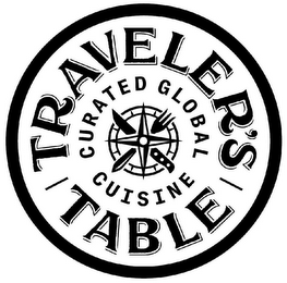 TRAVELER'S TABLE CURATED GLOBAL CUISINE logo