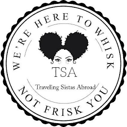TRAVELING SISTAS ABROAD TSA logo