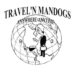 TRAVEL'N MANDOGS ANYWHERE-ANYTIME logo