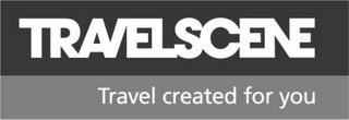 TRAVELSCENE TRAVEL CREATED FOR YOU logo