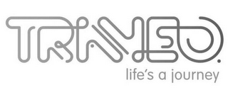 TRAVEO. LIFE'S A JOURNEY logo