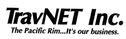 TRAVNET INC. THE PACIFIC RIM...IT'S OUR BUSINESS. logo