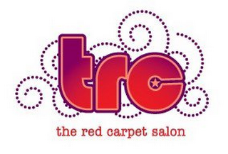 TRC THE RED CARPET SALON logo