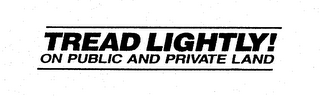 TREAD LIGHTLY! ON PUBLIC AND PRIVATE LAND logo