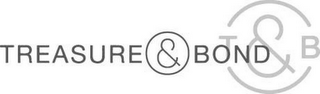 TREASURE, &, BOND, T, B logo
