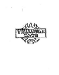 TREASURE CAVE QUALITY CHEESE logo