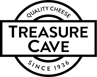 TREASURE CAVE QUALITY CHEESE SINCE 1936 logo