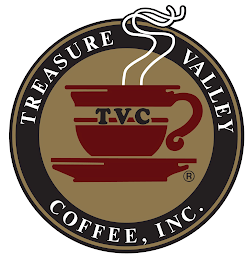 TREASURE VALLEY COFFEE, INC. T V C logo