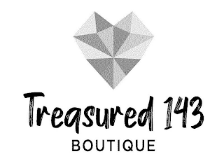 TREASURED 143 BOUTIQUE logo