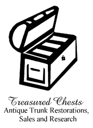 TREASURED CHESTS ANTIQUE TRUNK RESTORATIONS, SALES AND RESEARCH logo