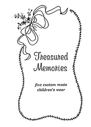 TREASURED MEMORIES FINE CUSTOM MADE CHILDREN'S WEAR logo