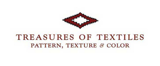 TREASURES OF TEXTILES PATTERN, TEXTURE & COLOR logo
