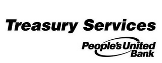 TREASURY SERVICES PEOPLE'S UNITED BANK logo