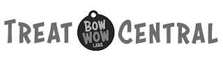TREAT BOW WOW LABS CENTRAL logo