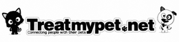 TREATMYPET.NET CONNECTING PEOPLE WITH THEIR PETS logo