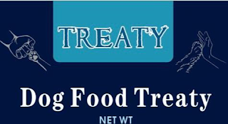 TREATY DOG FOOD TREATY NET WT logo
