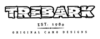 TREBARK ORIGINAL CAMO DESIGNS EST. 1980 logo