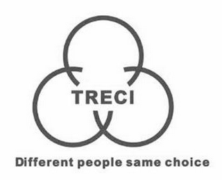 TRECI DIFFERENT PEOPLE SAME CHOICE logo