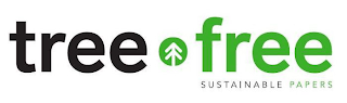 TREE FREE SUSTAINABLE PAPERS logo