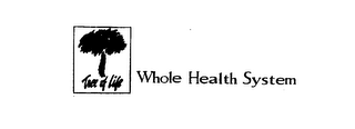 TREE OF LIFE WHOLE HEALTH SYSTEM logo