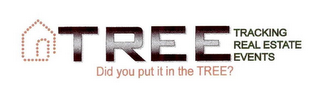 TREE TRACKING REAL ESTATE EVENTS DID YOU PUT IT IN THE TREE? logo