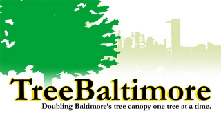 TREEBALTIMORE DOUBLING BALTIMORE'S TREE CANOPY ONE TREE AT A TIME. logo