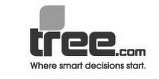 TREE.COM WHERE SMART DECISIONS START. logo