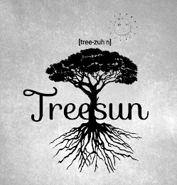 TREESUN [TREE-ZUH N] logo