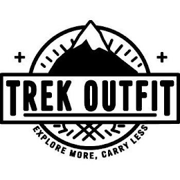 TREK OUTFIT EXPLORE MORE, CARRY LESS logo