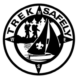 TREK SAFELY N S E W logo