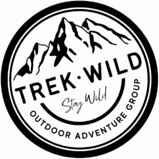 TREK·WILD OUTDOOR ADVENTURE GROUP STAY WILD logo