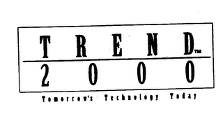 TREND 2000 TOMORROW'S TECHNOLOGY TODAY logo