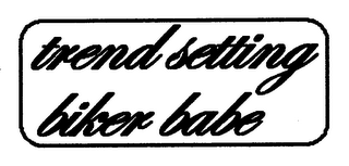 TREND SETTING BIKER BABE logo