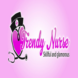 TRENDY NURSE SKILLFUL AND GLAMOROUS logo
