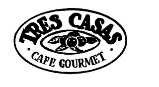 TRES CASAS CAFE GOURMET logo