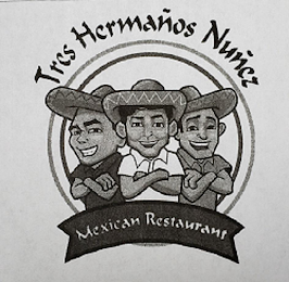 TRES HERMANOS NUNEZ MEXICAN RESTAURANT logo