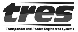 TRES TRANSPONDER AND READER ENGINEERED SYSTEMS logo