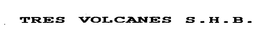 TRES VOLCANES S.H.B. logo