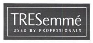 TRESEMMÉ USED BY PROFESSIONALS logo