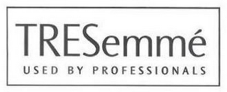 TRESEMMÉ USED BY PROFESSIONALS logo