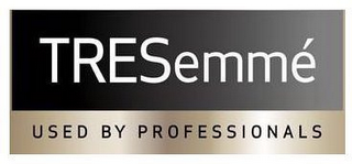 TRESEMMÉ USED BY PROFESSIONALS logo